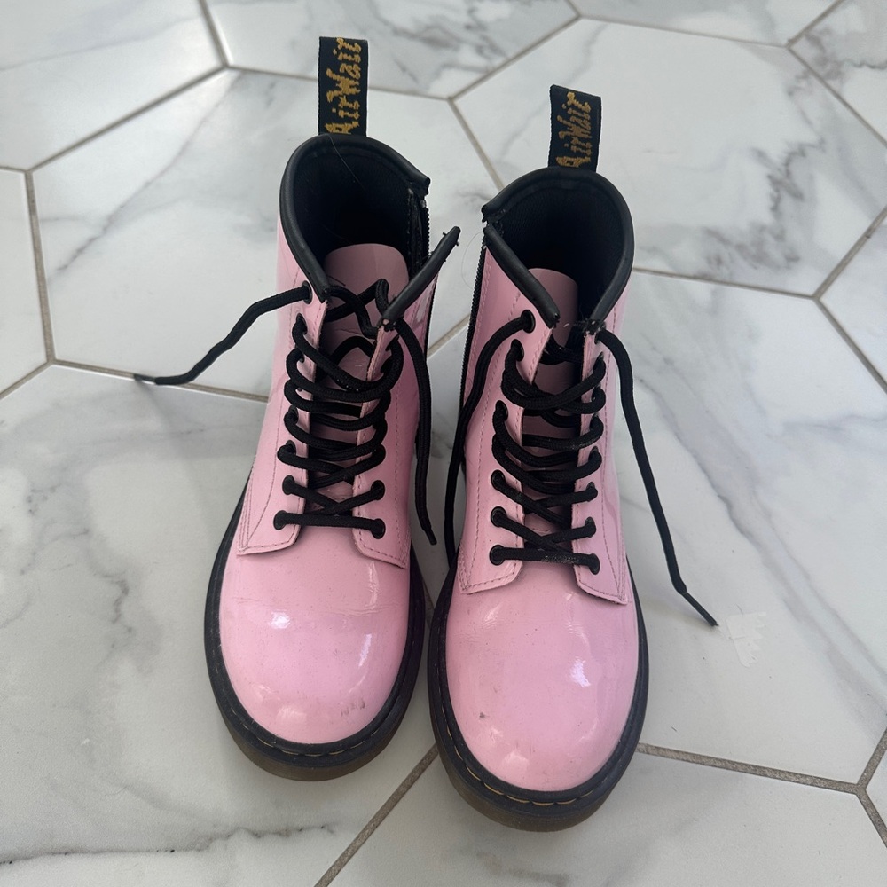 Dr. Martens Pink and Black Boots